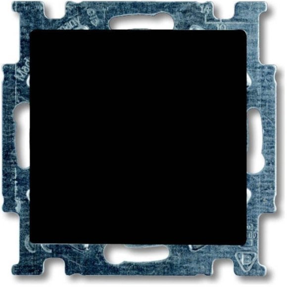 Выключатель 1-клавишный ABB BASIC55, скрытый монтаж, chateau-black, 2CKA001012A2174 в Архангельске