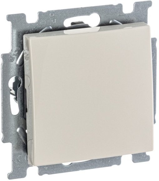 Выключатель 1-клавишный ABB BASIC55, скрытый монтаж, слоновая кость, 2CKA001012A2146 в Архангельске