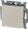 Выключатель 1-клавишный ABB BASIC55, скрытый монтаж, слоновая кость, 2CKA001012A2146 в Архангельске