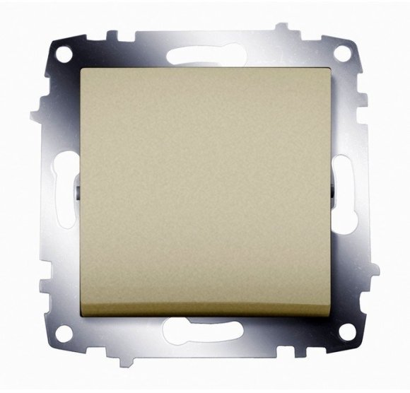 Выключатель 1-клавишный ABB COSMO, скрытый монтаж, титан, 619-011400-200 в Архангельске
