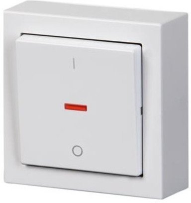 Выключатель 1-клавишный ABB IMPRESSIVO с подсветкой, открытый монтаж, белый, 2TKA00001840 в Архангельске