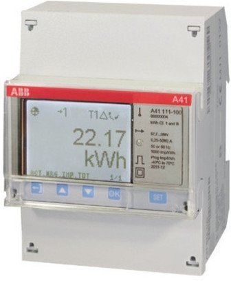 Счетчик электроэнергии однотарифный ABB A41 однофазный 5(80)А, кл.т. 1, 2CMA100083R1000 в Архангельске