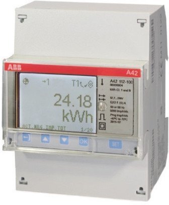 Счетчик электроэнергии однотарифный ABB A42 однофазный 1(6)А, кл.т. 1, 2CMA100094R1000 в Архангельске