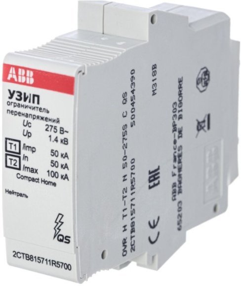 УЗИП OVR H T1-T2 N 50-275s C QS картридж, 2CTB815711R5700 в Архангельске