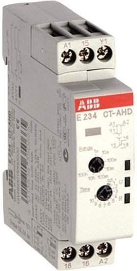 Реле времени CT-AHD.12 модульное (задержка на отключ.) 24-48B DC, 24- 240B AC (7 временных диапазонов 0,05с...100ч) 1ПК, 1SVR500110R0000 в Архангельске