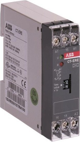 Реле времени CT-ERE (задержка на включ.) 24В AC/DC, 220-240В AC (временной диапазон 0.1..10с.) 1ПК, 1SVR550107R1100 в Архангельске