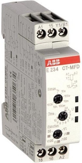 Реле времени CT-MFD.12 модульное многофункц. (7 функций ) 24-48B DC, 24- 240B AC (7 временных диапазонов 0,05с...100ч) 1ПК, 1SVR500020R0000 в Архангельске