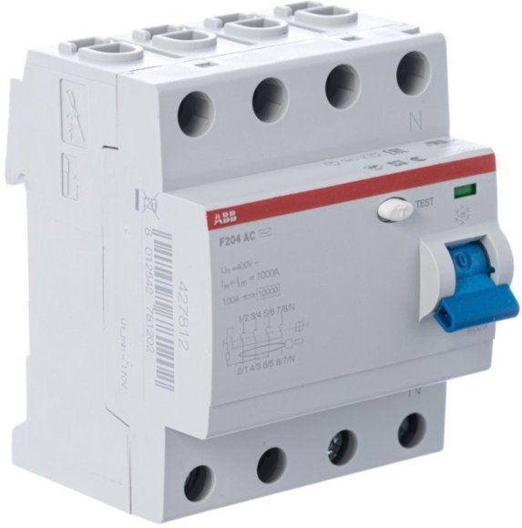 Выкл.диф.тока 4мод. F204 AC-63/0,3, 2CSF204001R3630 в Архангельске