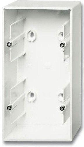 Future Коробка для открытого монтажа, 2 поста, белый бархат, 2CKA001799A0922 в Архангельске