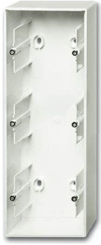 Future Коробка для открытого монтажа, 3 поста, белый бархат, 2CKA001799A0955 в Архангельске