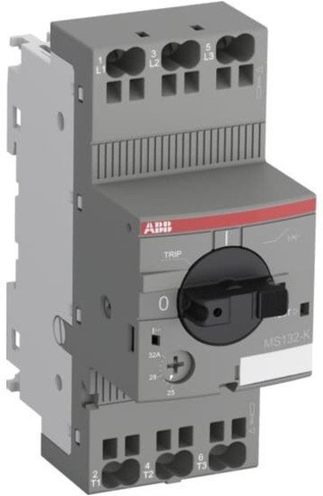 Силовой автомат для защиты двигателя ABB 0.25А 3P, термомагнитный расцепитель, 1SAM350010R1002 в Архангельске