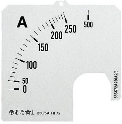 Шкала для амперметра SCL-A1-4000/72, 2CSG112409R5011 в Архангельске