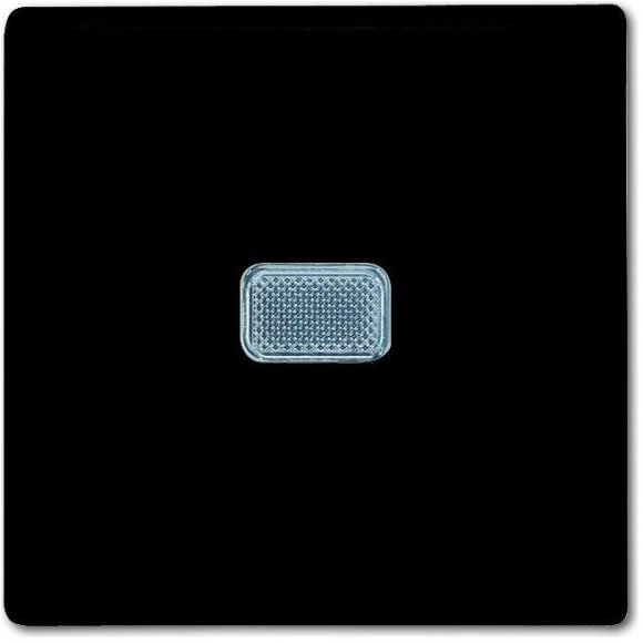 Выключатель 1-клавишный ABB BASIC55 с подсветкой, скрытый монтаж, chateau-black, 2CKA001012A2175 в Архангельске
