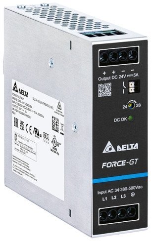 DRF-24V240W3GBA Блок питания, вход 3ф x 320-575 VAC, выход 24 VDC 10 A 240 W, реле DC OK, старт от -40°C, метал. корпус в Архангельске