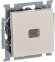 Выключатель 1-клавишный ABB BASIC55 с подсветкой, скрытый монтаж, слоновая кость, 2CKA001012A2156 в Архангельске