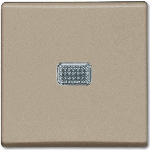 Выключатель 1-клавишный ABB BASIC55 с подсветкой, скрытый монтаж, шампань, 2CKA001012A2165 в Архангельске